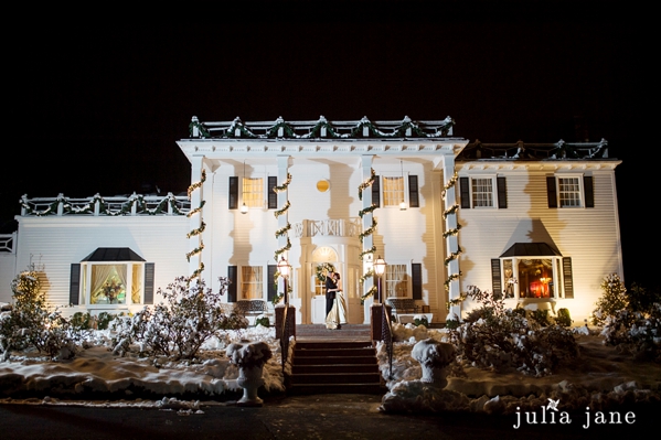 winter wedding at the fox hill inn by Connecticut wedding photographer Julia Jane Studios, www.juliajanestudios.com